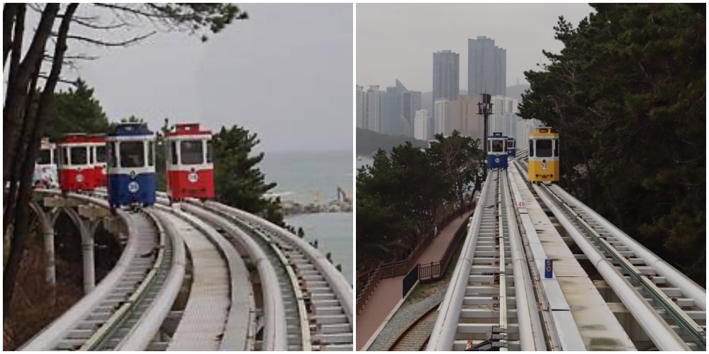 海雲台BLUE LINE PARK藍線公園 -Sky Capsule(天空膠囊列車)預約方法與搭乘方法全介紹 - 第2張圖