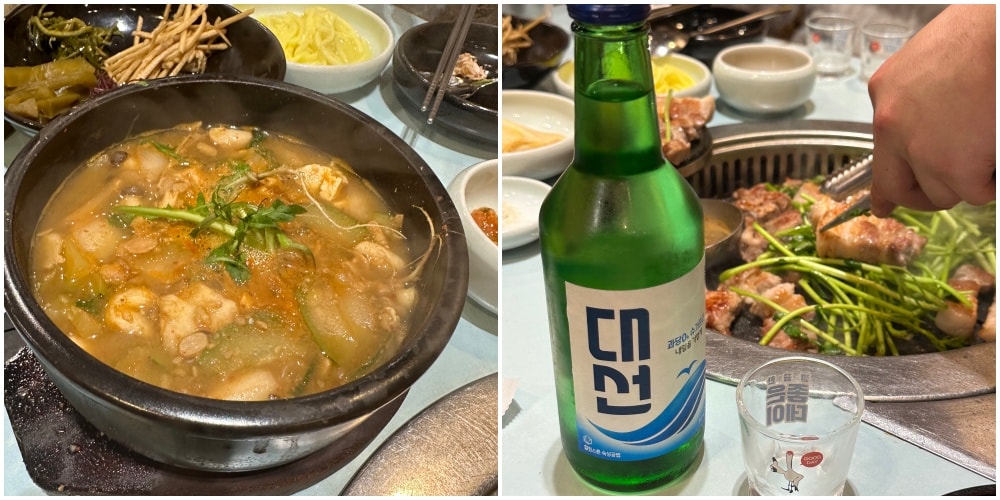 釜山必吃烤肉《3.5cm味贊王鹽烤肉맛찬들왕소금구이》春季限定水芹菜(미나리)、這個時間吃最優惠。 - 第14張圖