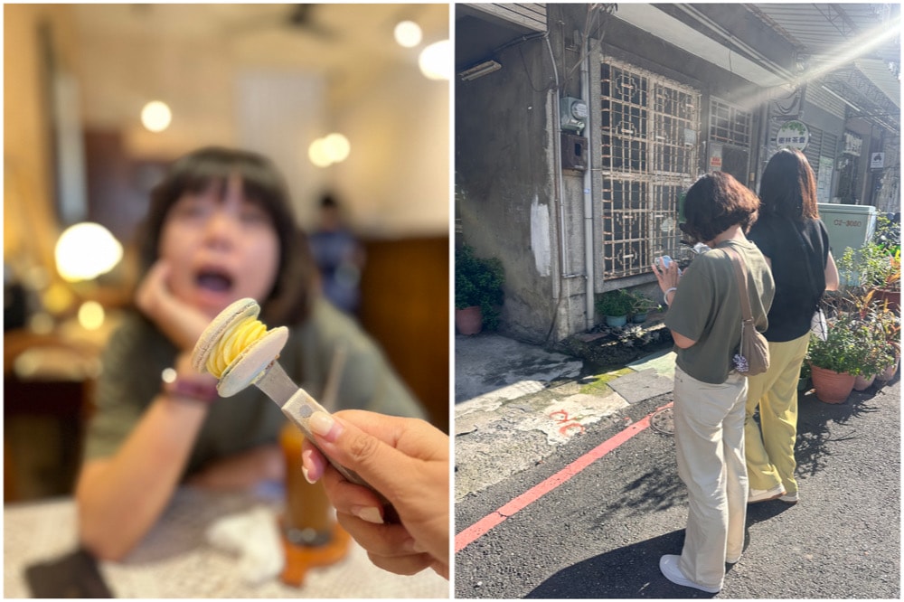 台南|溫點온점。復古韓式咖啡廳來一杯咖啡配不甜的韓式馬卡龍 - 第7張圖