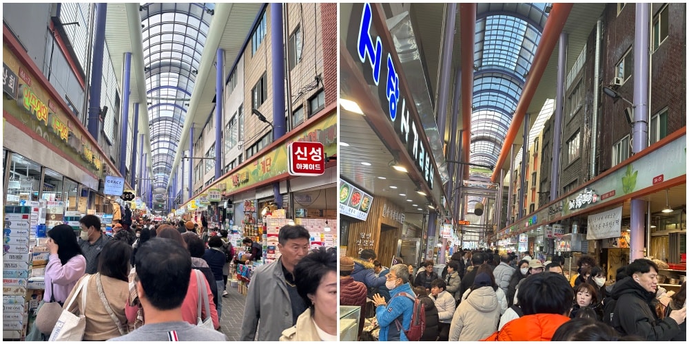 釜山市民帶路品嚐-南浦洞獨有美食-韓式拌冬粉비빔당면、油豆腐유부전골。 - 第1張圖