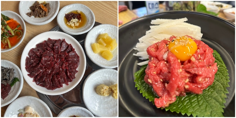 大邱美食指南-大邱十味之一『生牛肉 뭉티기 』大推薦的美味 - 第2張圖