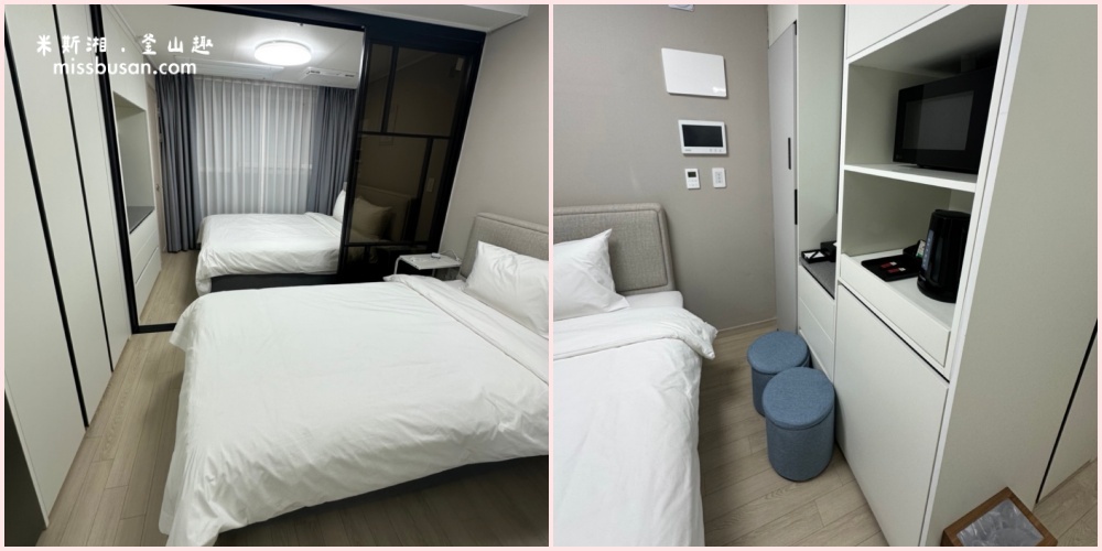 【沙上站住宿推薦】H avenue sasang station Residence hotel 含廚房家庭式公寓、超早飛機、舒適又省心 - 第6張圖 【沙上站住宿推薦】H avenue sasang station Residence hotel 含廚房家庭式公寓、超早飛機、舒適又省心